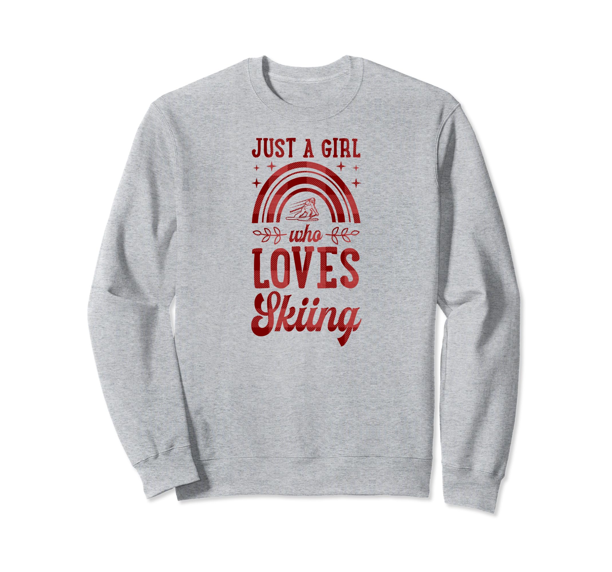 Just Who Loves Skiing Bohemian Sweatshirt - Custom Art Print for Adults - T-Shirt, Sweatshirt, Hoodie