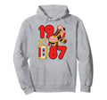 Old School 80S Vibes 1987 Hip Hop Hoodie - Fun Novelty Design Unisex - T-Shirt, Sweatshirt, Hoodie