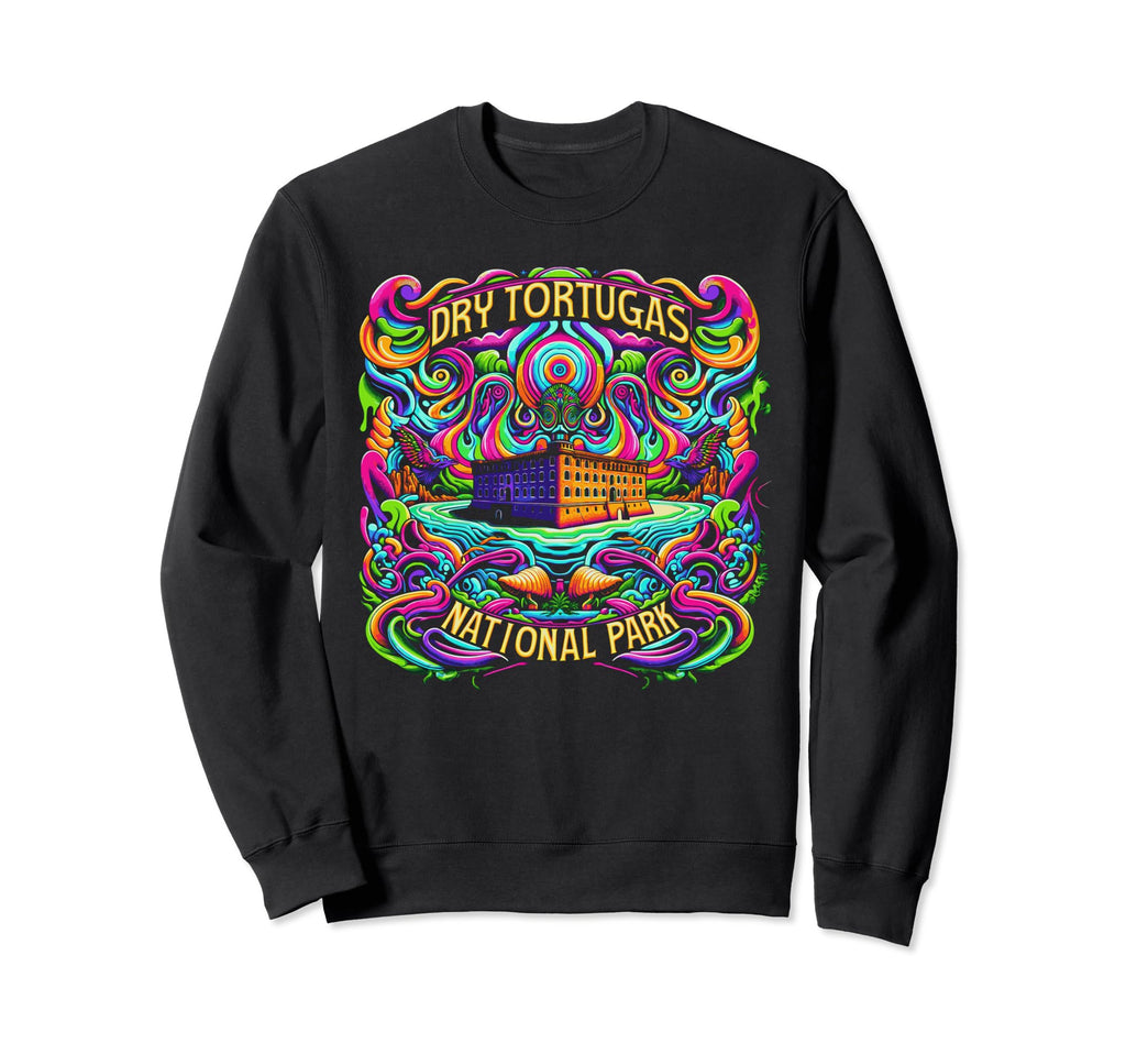 Dry Tortugas National Park 60S Sweatshirt - Graphic Print Unisex - T-Shirt, Sweatshirt, Hoodie