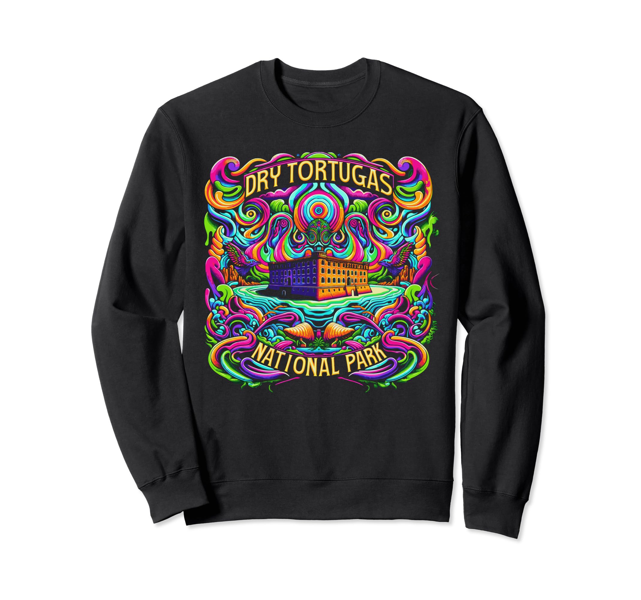 Dry Tortugas National Park 60S Sweatshirt - Graphic Print Unisex - T-Shirt, Sweatshirt, Hoodie