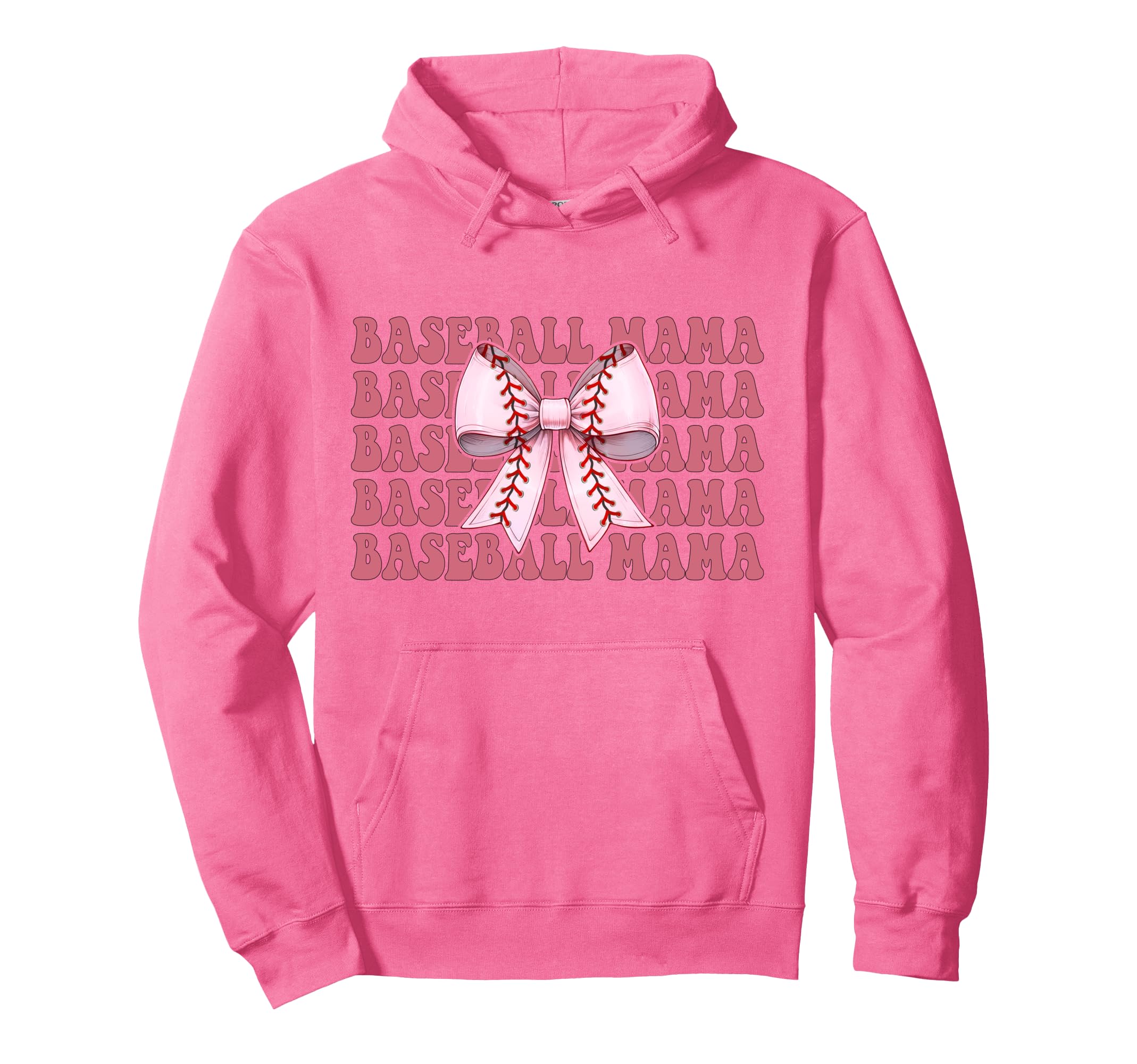 Baseball Mama Baseball Mom Mothers Hoodie - Casual Everyday Wear Men Women - T-Shirt, Sweatshirt, Hoodie