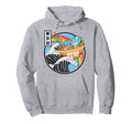 Digital Ramen Bowl Kanagawa Wave Japan Hoodie - Unique Graphic for Adults - T-Shirt, Sweatshirt, Hoodie