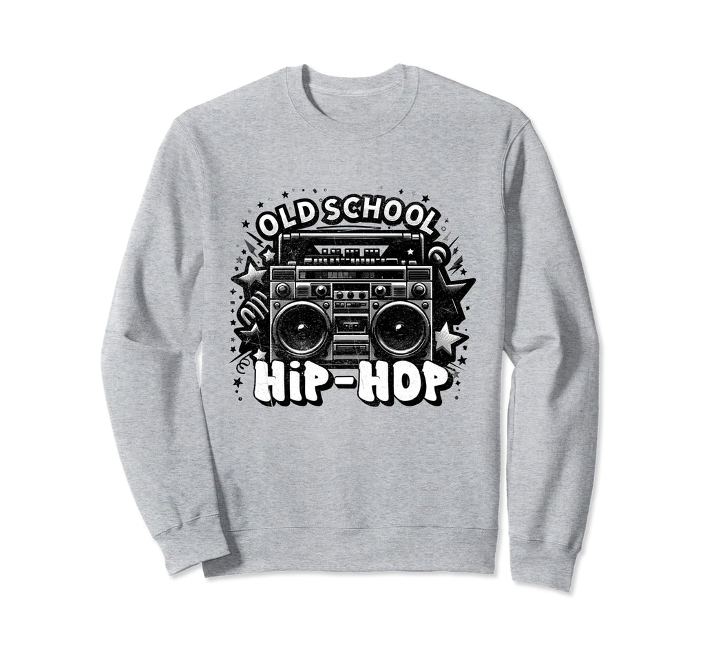 Old School Hip Hop Fan 80S 90S Hip Hop Sweatshirt - Graphic Print Unisex - T-Shirt, Sweatshirt, Hoodie