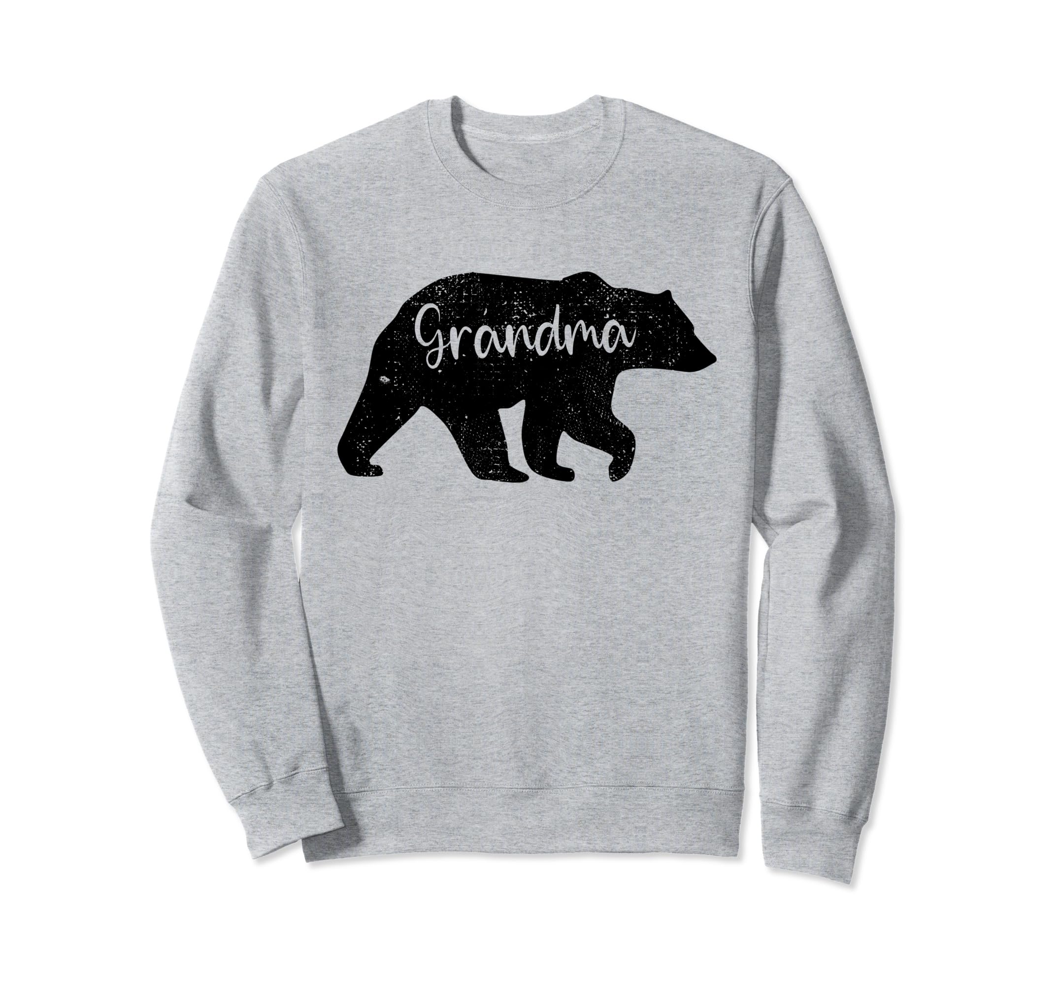 Grandma Bear Mothers Day Distressed Sweatshirt - Novelty Apparel Unisex - T-Shirt, Sweatshirt, Hoodie