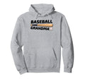 Baseball Grandma Family Matching Hoodie - Fun Novelty Design for Adults - T-Shirt, Sweatshirt, Hoodie