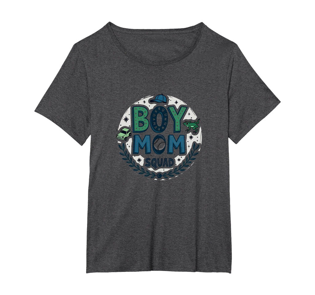 Mom Squad Proud Mama Baseball Cap T-Shirt - Novelty Apparel for Adults - T-Shirt, Sweatshirt, Hoodie