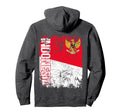 Indonesia Flag Distressed Indonesia Hoodie - Custom Art Print Unisex - T-Shirt, Sweatshirt, Hoodie