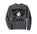 Personalized Baseball Heart Rara Sweatshirt - Graphic Print for Adults - T-Shirt, Sweatshirt, Hoodie