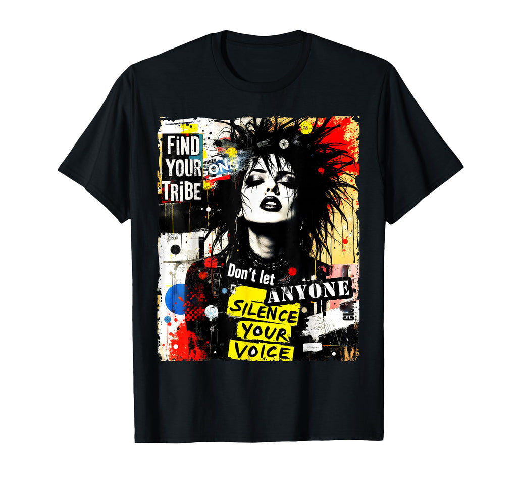 Punk Graffiti 90S Urban Grunge Art T-Shirt - Aesthetic Graphic Men Women - T-Shirt, Sweatshirt, Hoodie