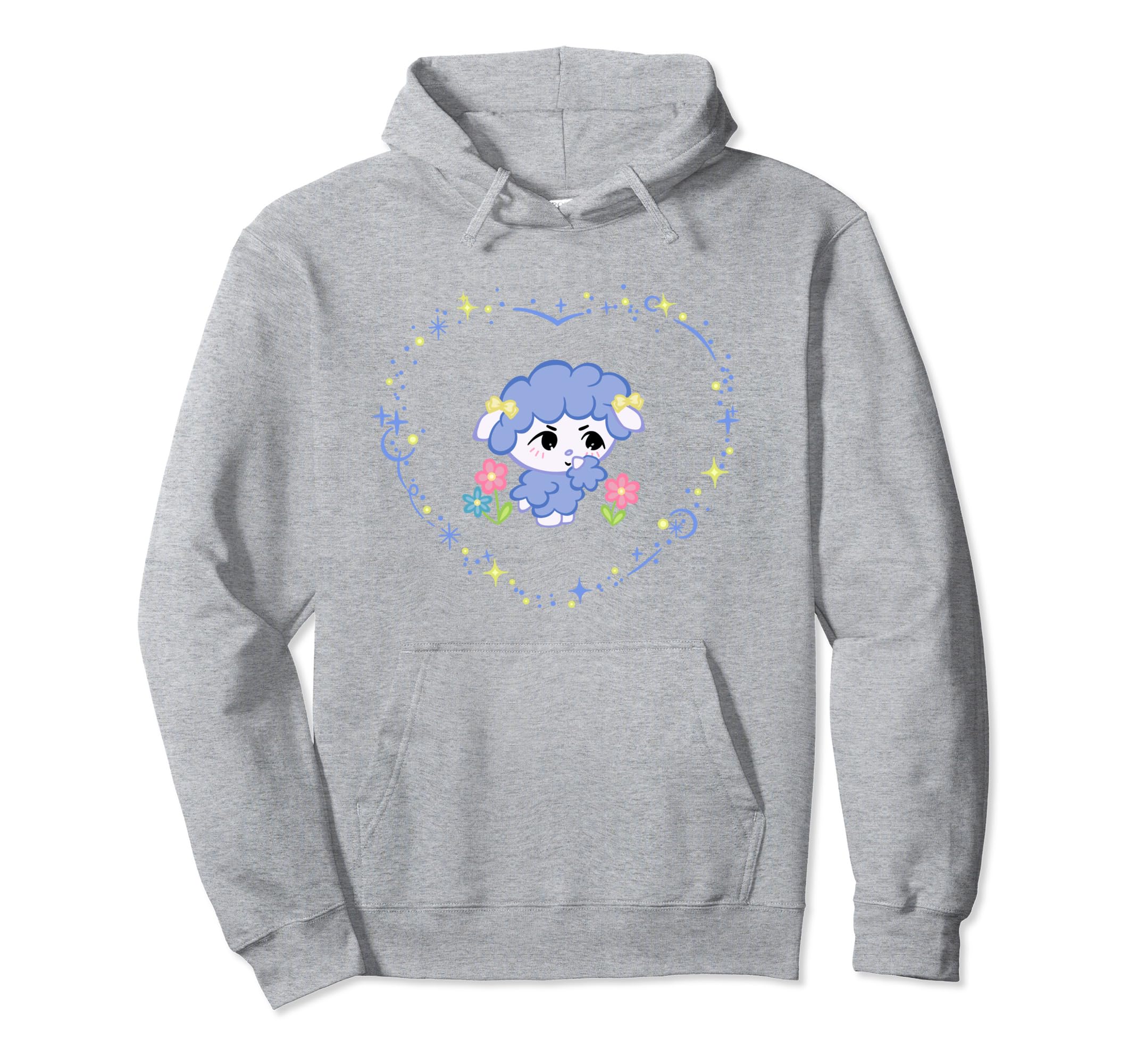 Y2K Coquette Soft Sheep Lamb Flowers And Hoodie - Unique Graphic Unisex - T-Shirt, Sweatshirt, Hoodie
