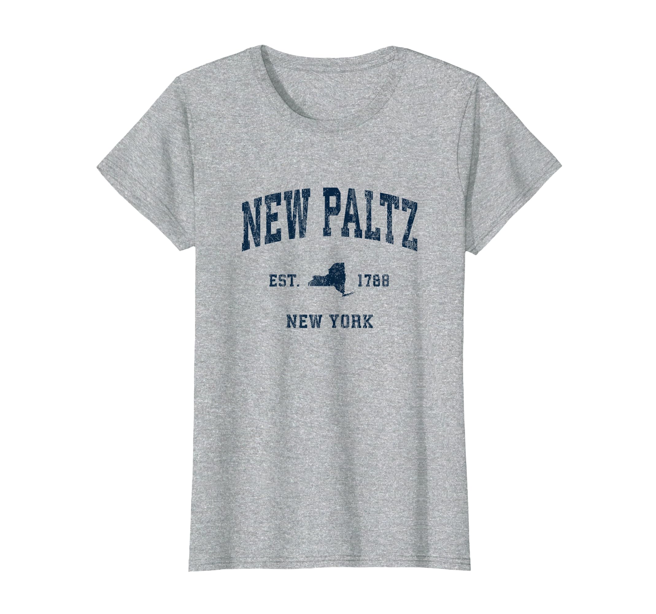 New Paltz New York Ny Athletic T-Shirt - Fun Novelty Design for Adults - T-Shirt, Sweatshirt, Hoodie