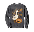 Spooky Goose Boho Floral Sweatshirt - Minimalist Print for Adults - T-Shirt, Sweatshirt, Hoodie