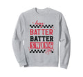 Hey Batter Batter Swing American Sweatshirt - Novelty Apparel Unisex - T-Shirt, Sweatshirt, Hoodie
