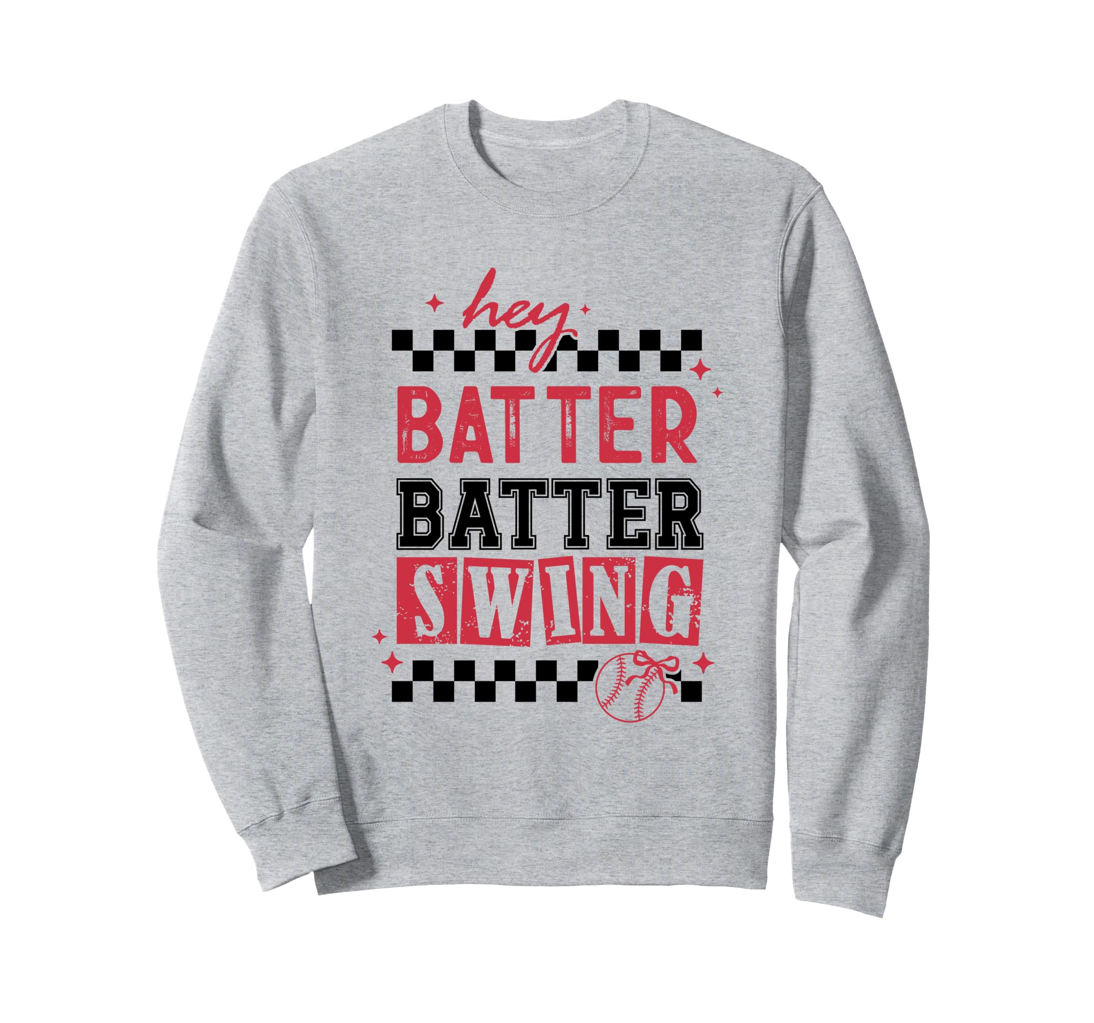 Hey Batter Batter Swing American Sweatshirt - Novelty Apparel Unisex - T-Shirt, Sweatshirt, Hoodie