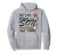 Thats My Grandson Out There Baseball Hoodie - Custom Art Print Men Women - T-Shirt, Sweatshirt, Hoodie
