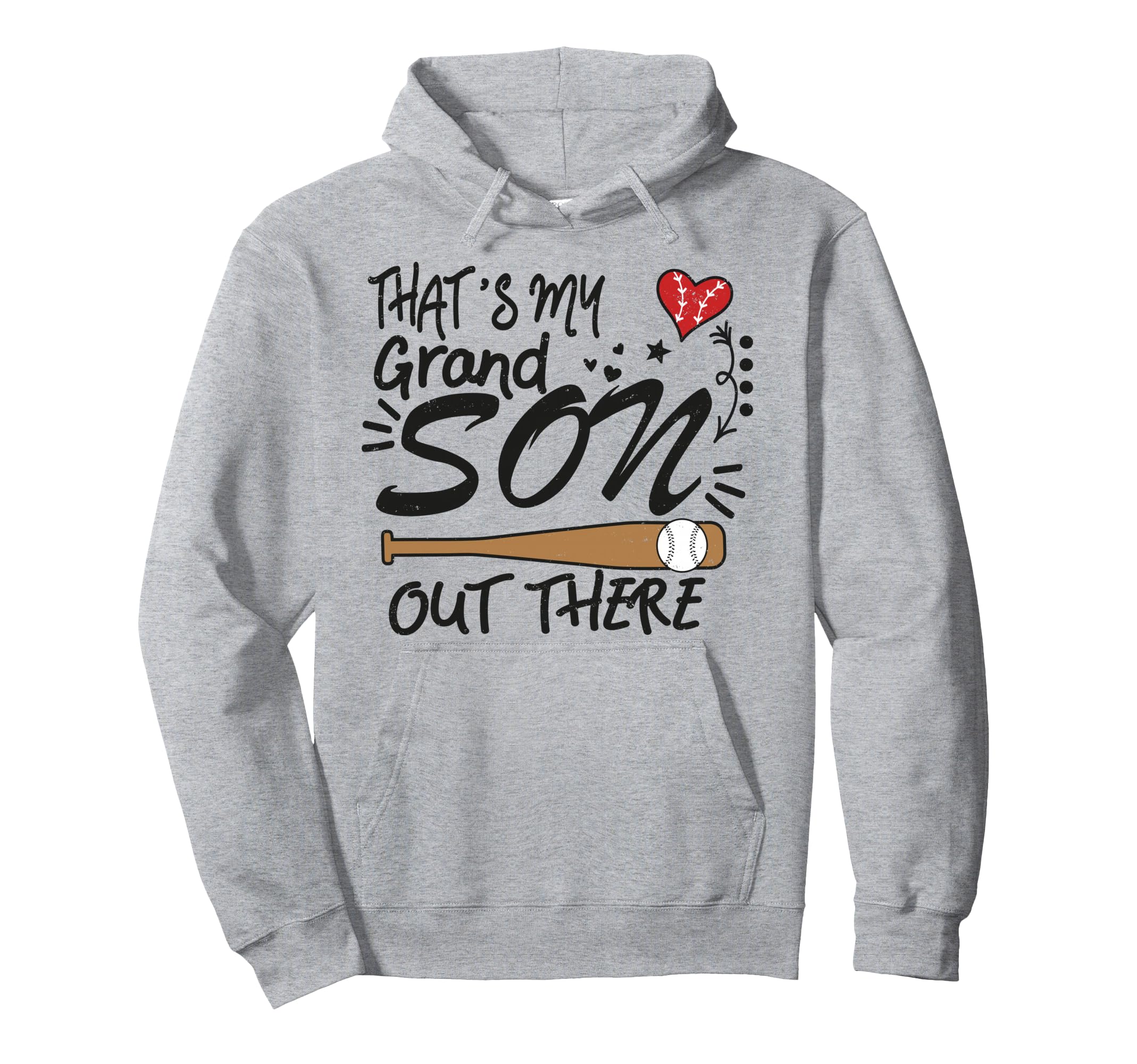 Thats My Grandson Out There Baseball Hoodie - Custom Art Print Men Women - T-Shirt, Sweatshirt, Hoodie