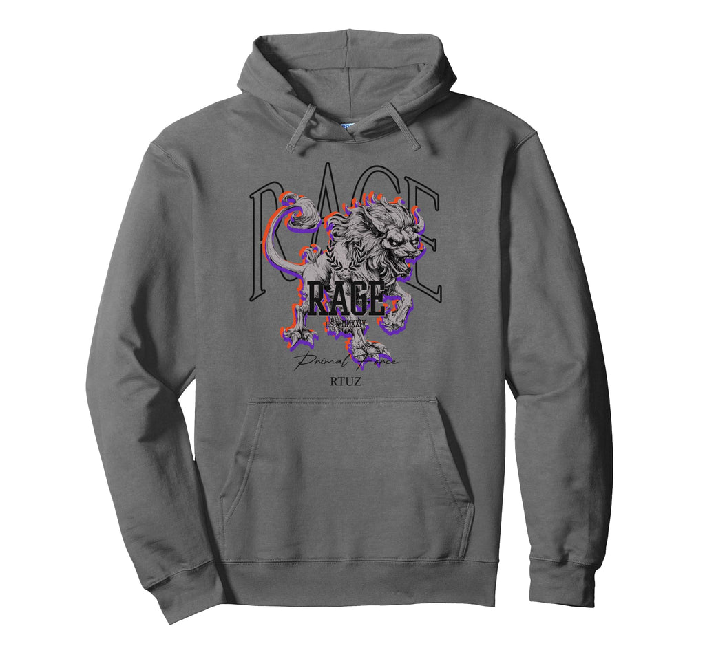 Aesthetic Streetwear Lion Hoodie - Custom Art Print for Adults - T-Shirt, Sweatshirt, Hoodie