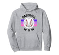 Baseball Mom Mothers Day Sports Mom Proud Hoodie - Graphic Print Unisex - T-Shirt, Sweatshirt, Hoodie