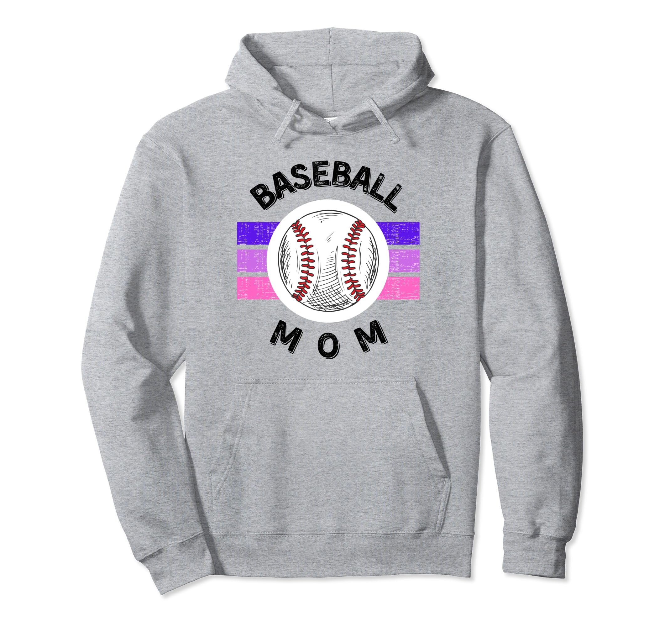 Baseball Mom Mothers Day Sports Mom Proud Hoodie - Graphic Print Unisex - T-Shirt, Sweatshirt, Hoodie