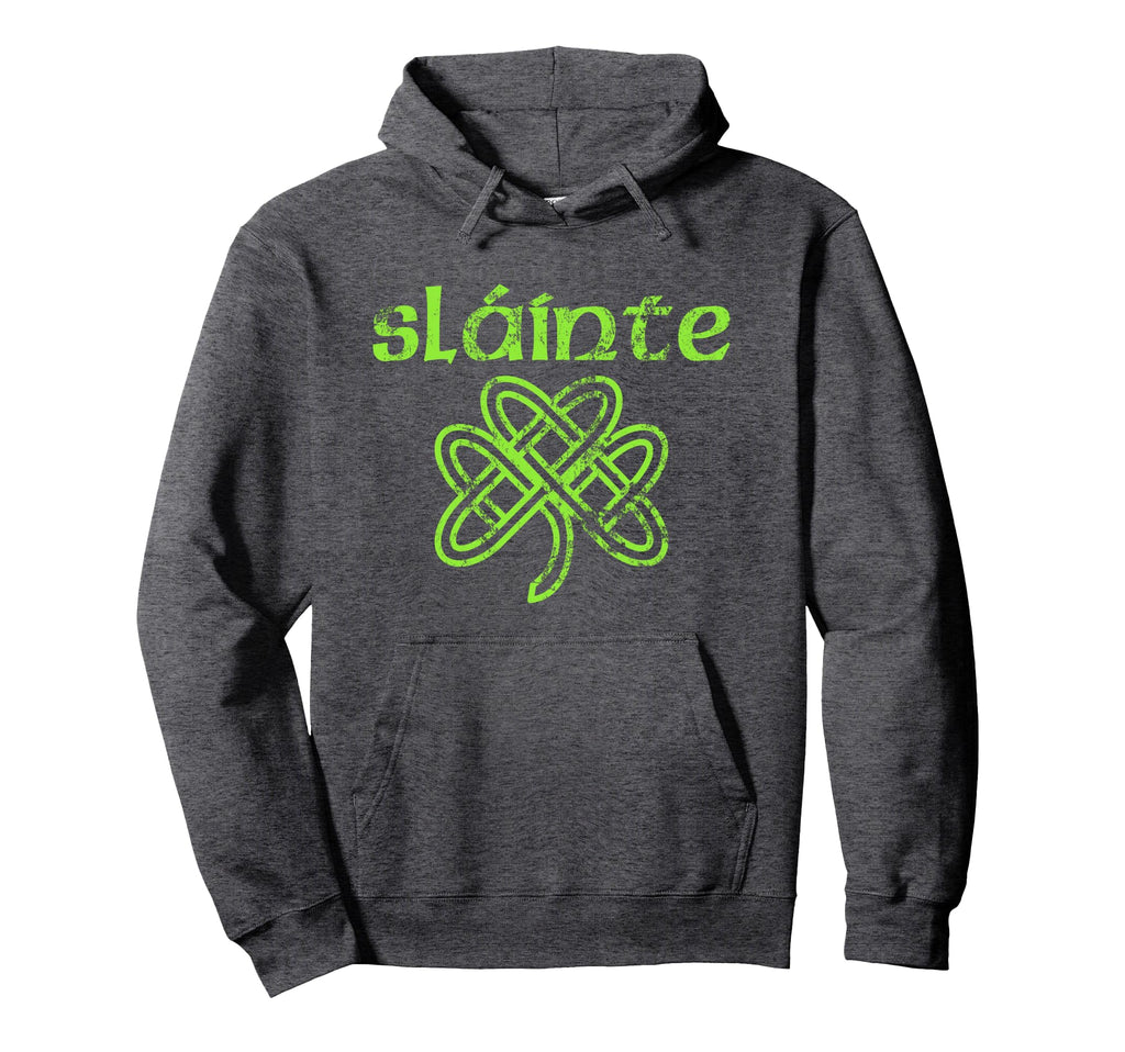 Slainte Cheers Good Health Fun St Patricks Hoodie - Unique Graphic Unisex - T-Shirt, Sweatshirt, Hoodie
