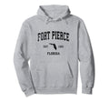Fort Pierce Florida Fl Sports Black Hoodie - Aesthetic Graphic Unisex - T-Shirt, Sweatshirt, Hoodie