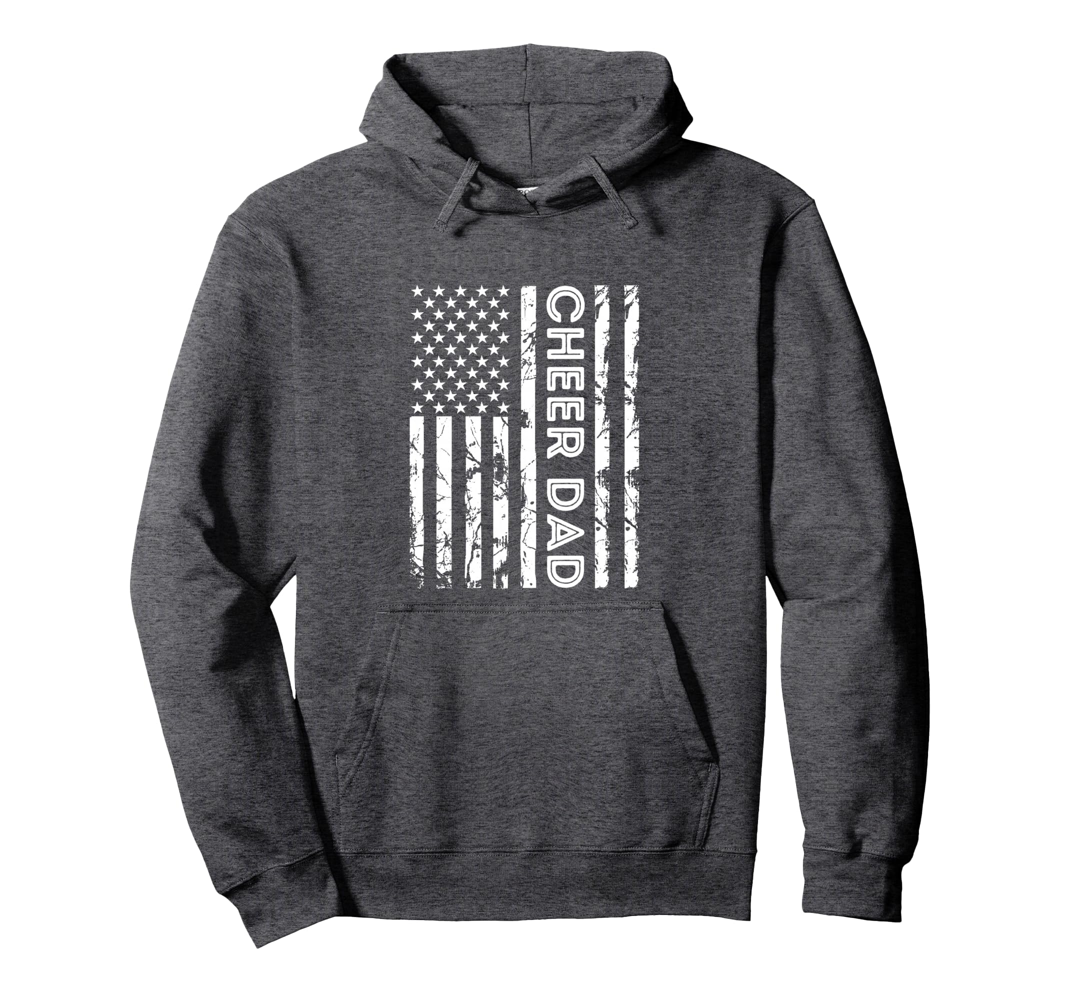 Cheerleader White Cheer Dad Flag T-Shirt - Fun Novelty Design Unisex - T-Shirt, Sweatshirt, Hoodie