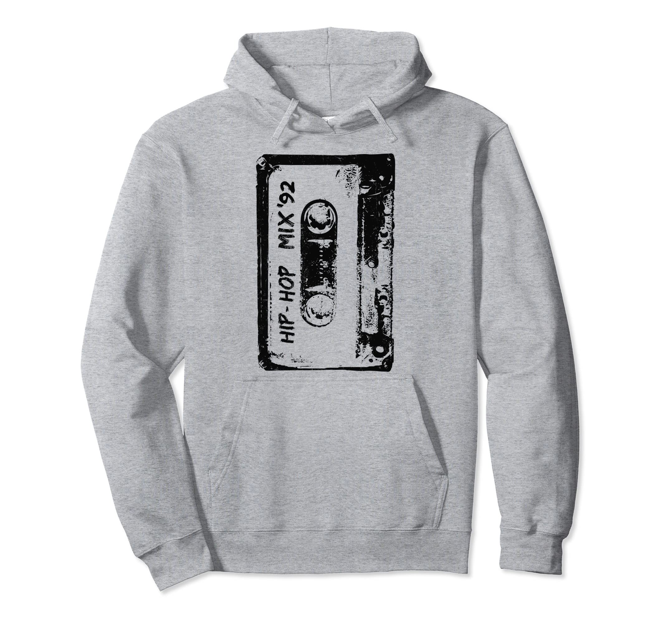 Hip Hop 90S Rap Cassette Mixtape Dj Hoodie - Custom Art Print Unisex - T-Shirt, Sweatshirt, Hoodie
