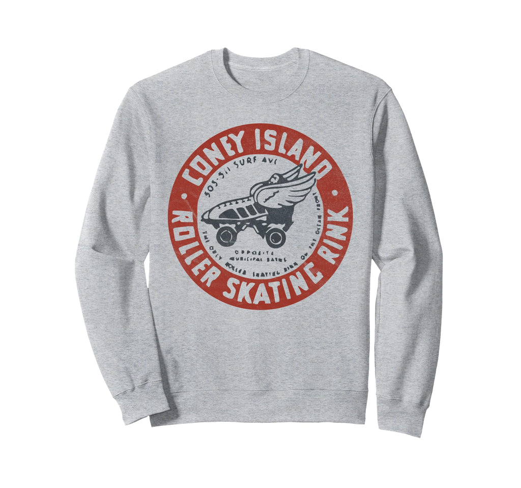 Roller Skating Rink Coney Island Sweatshirt - Unique Graphic Men Women - T-Shirt, Sweatshirt, Hoodie