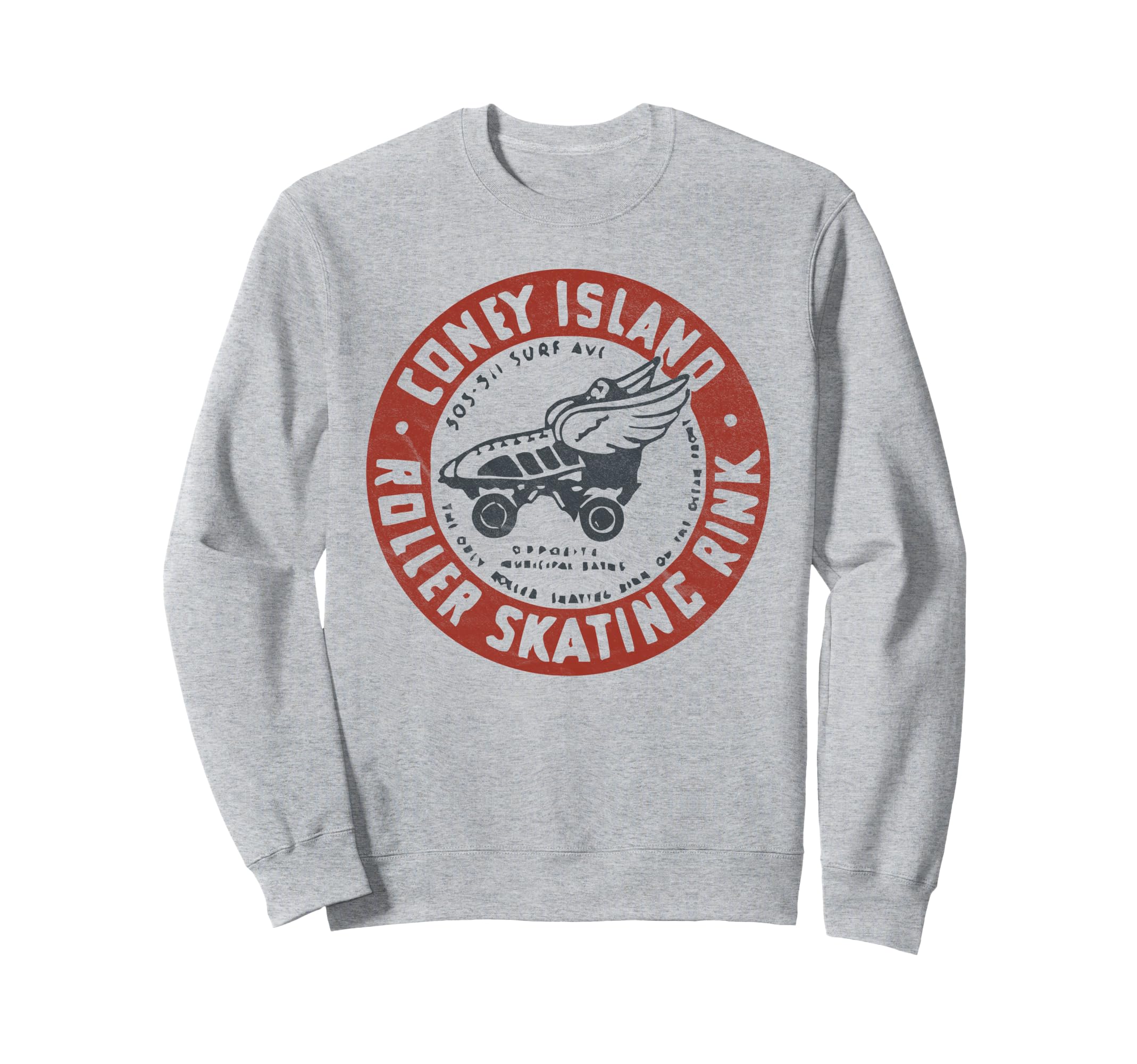 Roller Skating Rink Coney Island Sweatshirt - Unique Graphic Men Women - T-Shirt, Sweatshirt, Hoodie