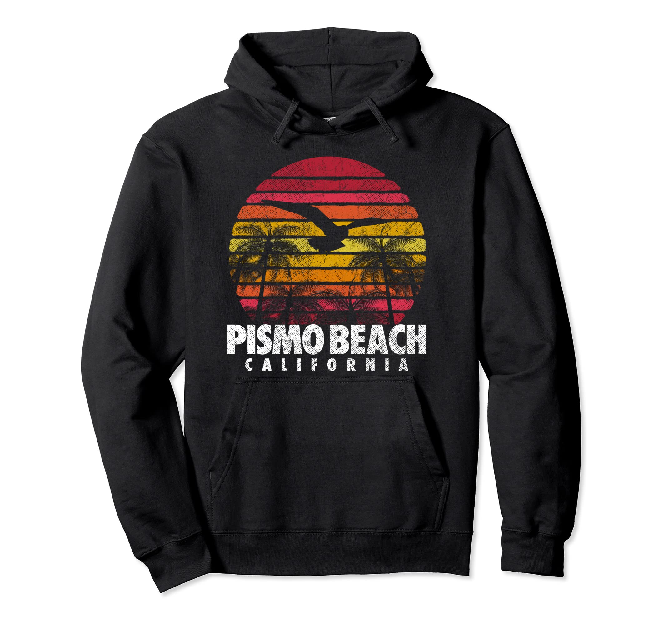 Pismo Beach California Sunset Gift Hoodie - Minimalist Print for Adults - T-Shirt, Sweatshirt, Hoodie