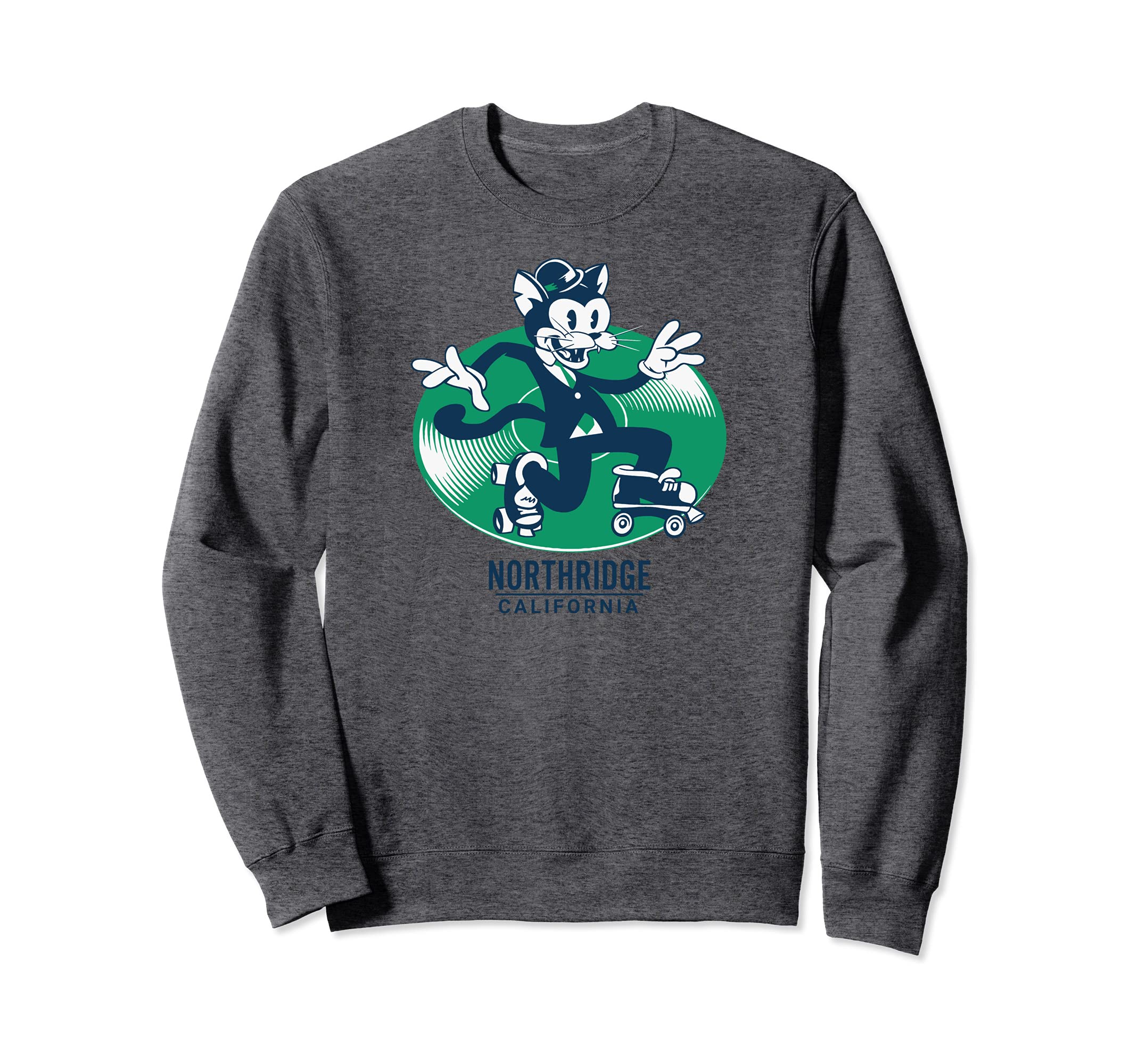 Cat Suit Roller Skating Record Sweatshirt - Novelty Apparel Men Women - T-Shirt, Sweatshirt, Hoodie