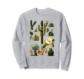 70S Boho Botanical Cactus Botany Sweatshirt - Unique Graphic for Adults - T-Shirt, Sweatshirt, Hoodie