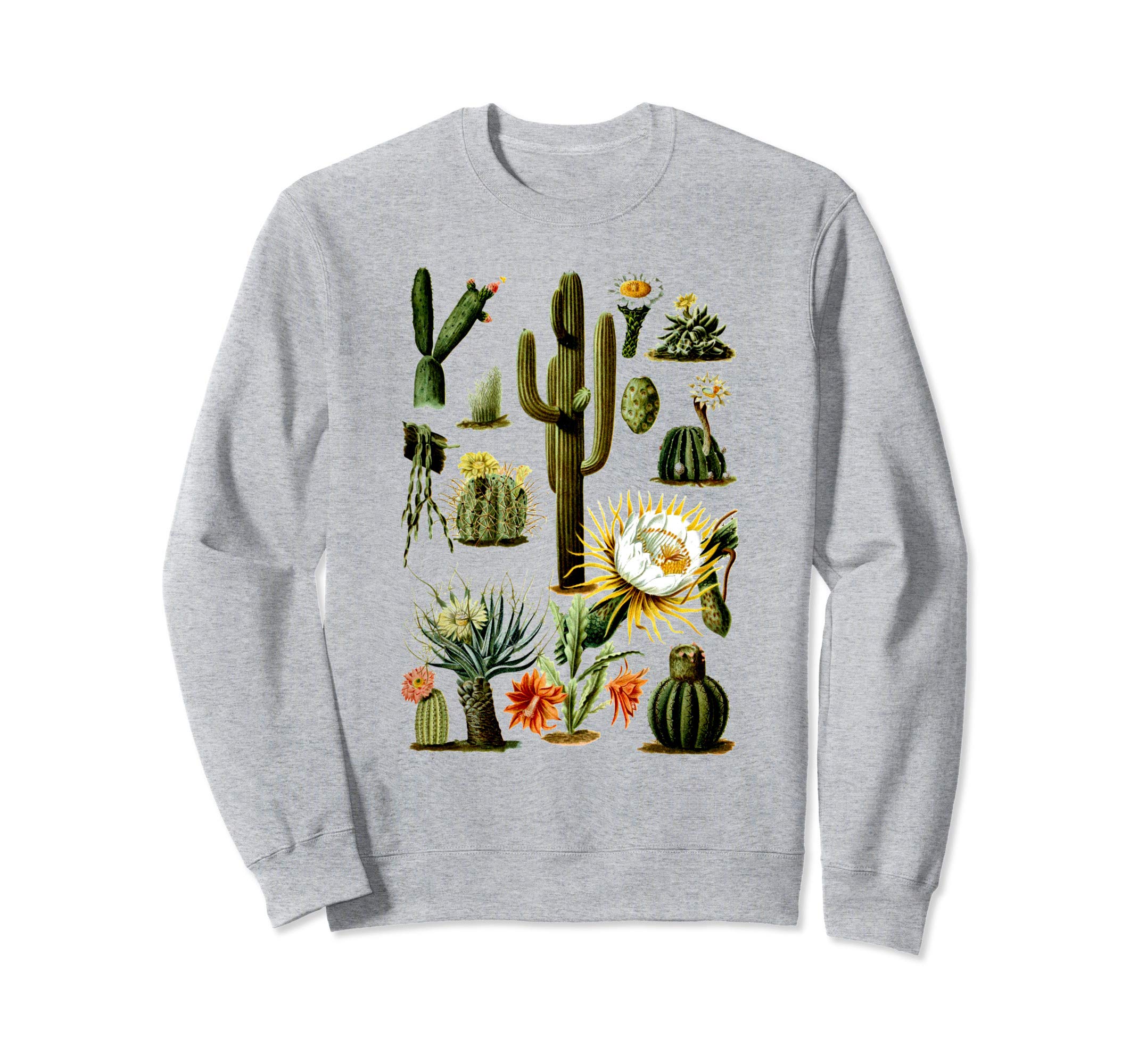 70S Boho Botanical Cactus Botany Sweatshirt - Unique Graphic for Adults - T-Shirt, Sweatshirt, Hoodie
