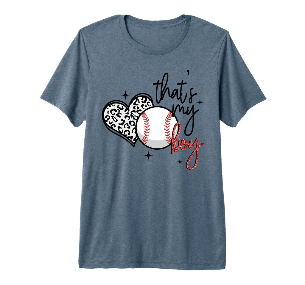 Thats My Leopard Heart Mothers Day T-Shirt - Graphic Print for Adults - T-Shirt, Sweatshirt, Hoodie