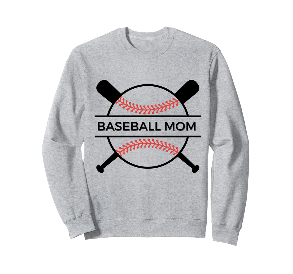 Baseball Mom Sweatshirt - Casual Everyday Wear Unisex - T-Shirt, Sweatshirt, Hoodie