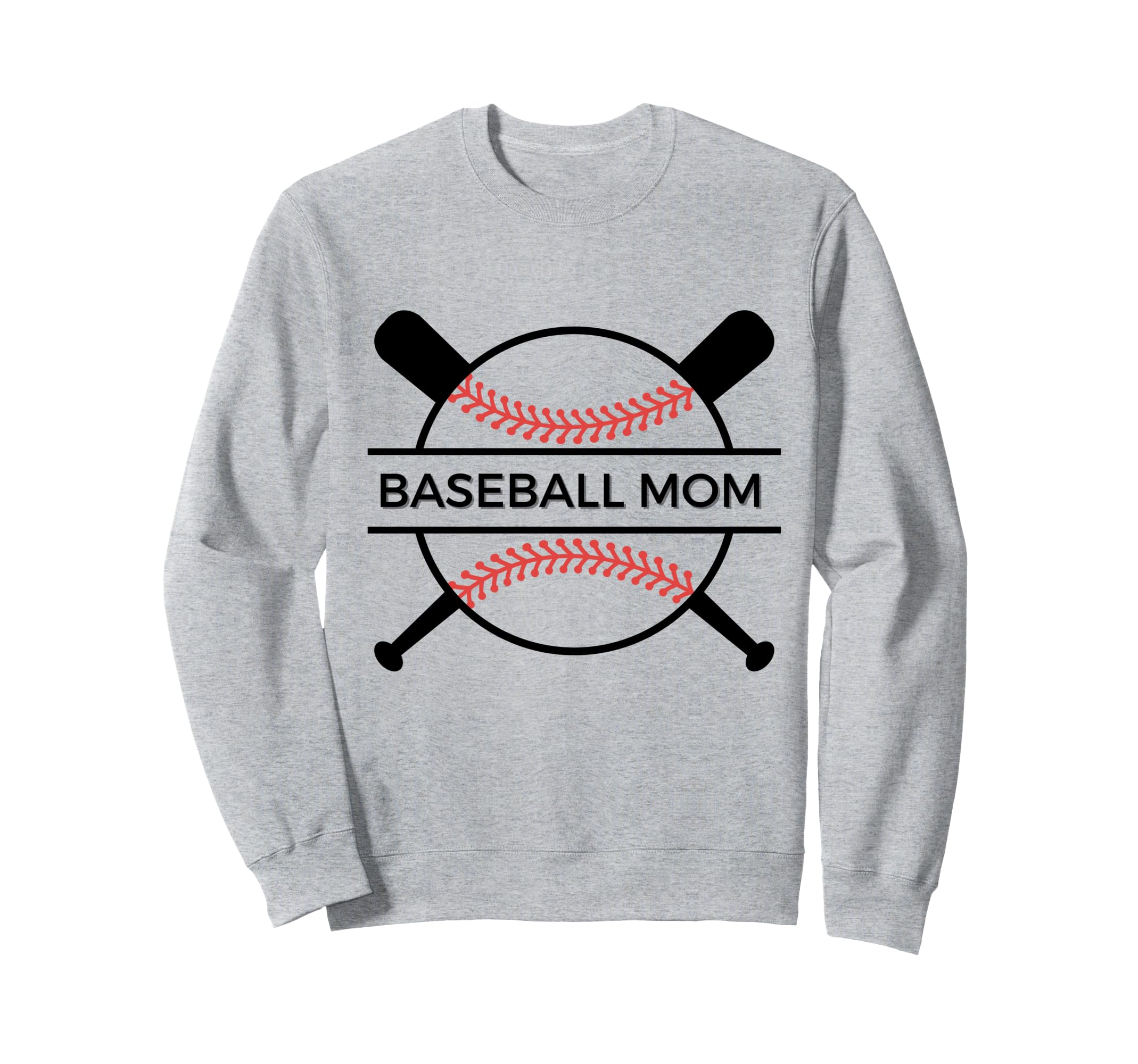 Baseball Mom Sweatshirt - Casual Everyday Wear Unisex - T-Shirt, Sweatshirt, Hoodie