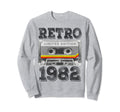 1982 40 Year Old Cassette Tape 40Th Sweatshirt - Trendy Graphic for Adults - T-Shirt, Sweatshirt, Hoodie