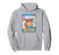 Happy Fox Eating Ramen Vaporwave Hoodie - Fun Novelty Design Unisex - T-Shirt, Sweatshirt, Hoodie