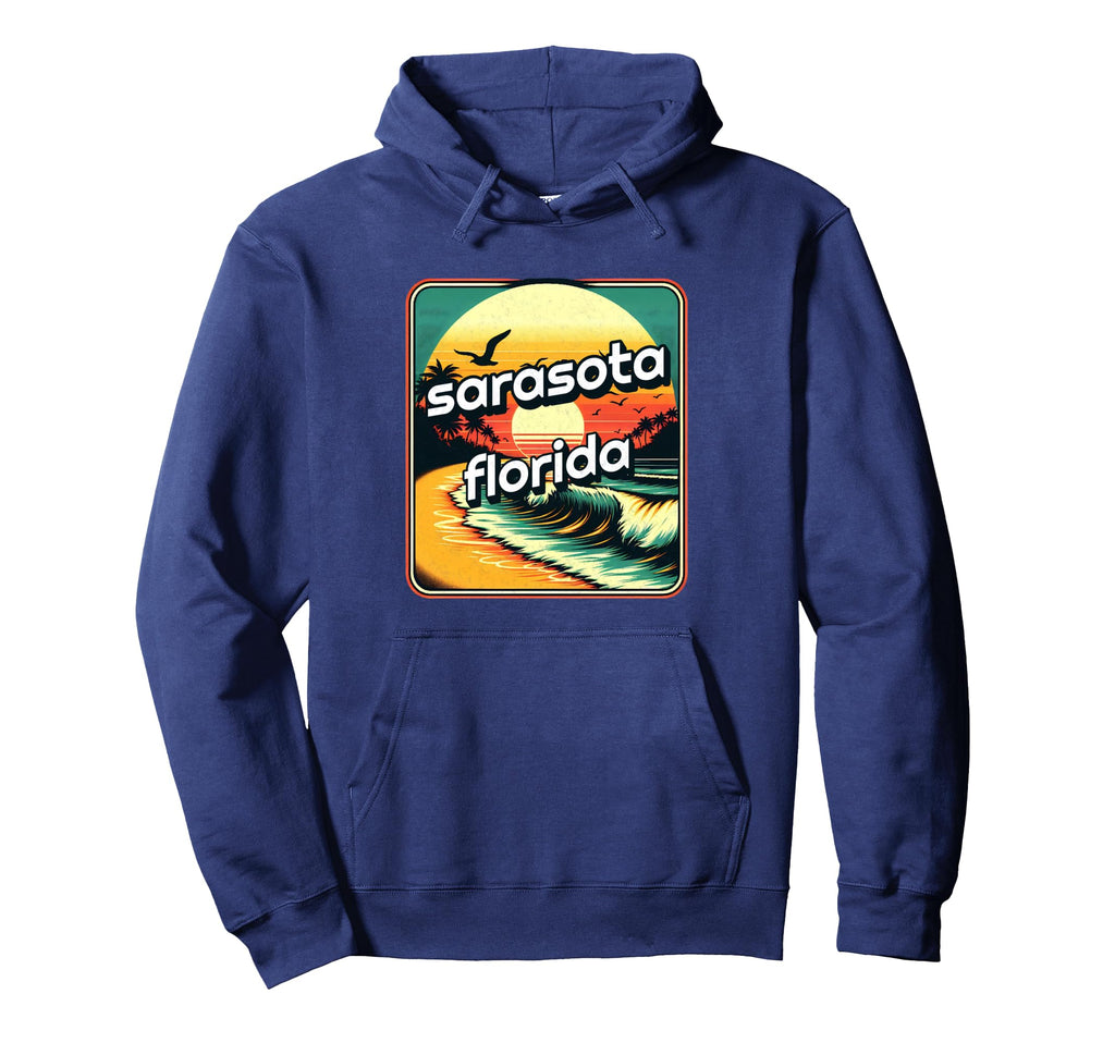 Sarasota Beach Florida Surfing T-Shirt - Casual Everyday Wear for Adults - T-Shirt, Sweatshirt, Hoodie