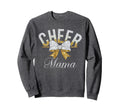 Cheer Mom Mother Bow Cheerleader Sweatshirt - Aesthetic Graphic Unisex - T-Shirt, Sweatshirt, Hoodie