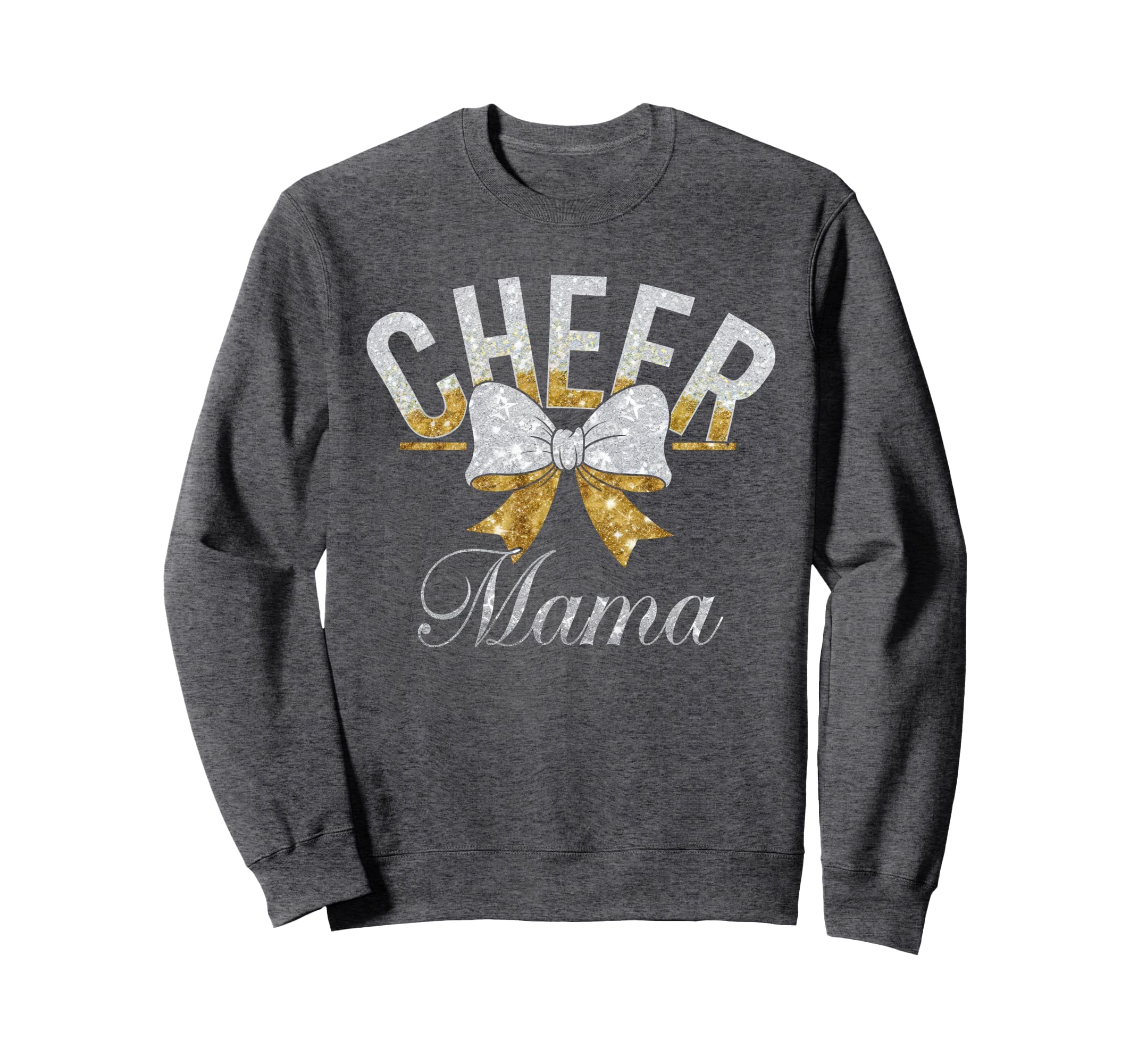 Cheer Mom Mother Bow Cheerleader Sweatshirt - Aesthetic Graphic Unisex - T-Shirt, Sweatshirt, Hoodie