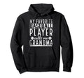 My Favorite Baseball Player Calls Me Hoodie - Minimalist Print Unisex - T-Shirt, Sweatshirt, Hoodie