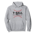 T Ball Mama Baseball Tball Mom Hoodie - Aesthetic Graphic for Adults - T-Shirt, Sweatshirt, Hoodie