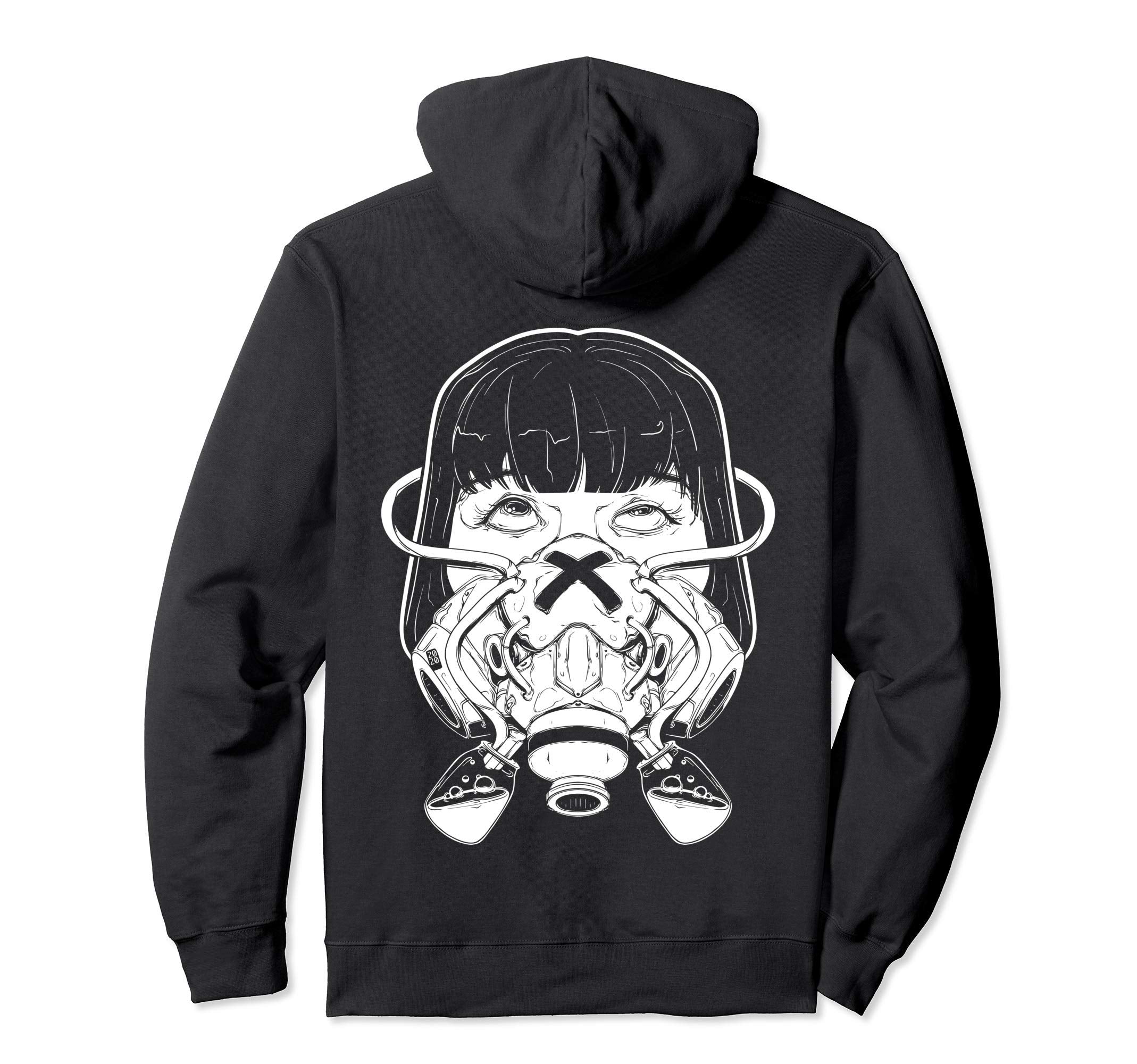 Vaporwave Grunge Aesthetic Punk Goth Hoodie - Novelty Apparel for Adults - T-Shirt, Sweatshirt, Hoodie