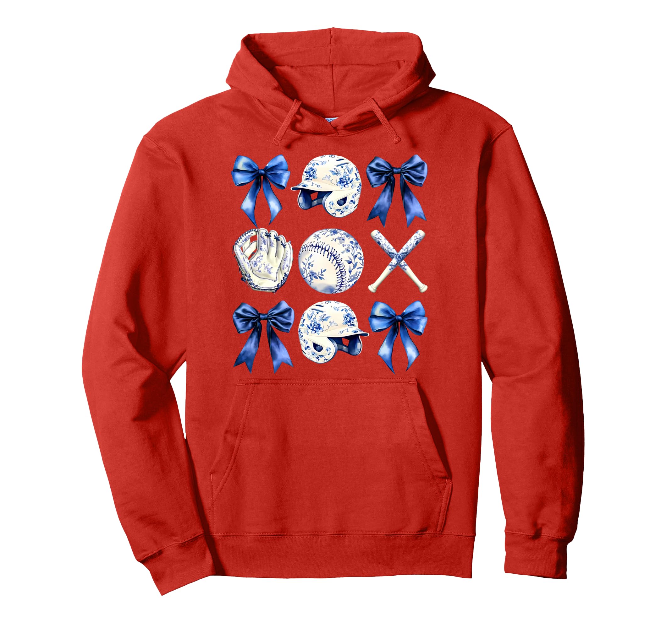 Baseball Coquette Bow Baseball Mama Hoodie - Minimalist Print Unisex - T-Shirt, Sweatshirt, Hoodie