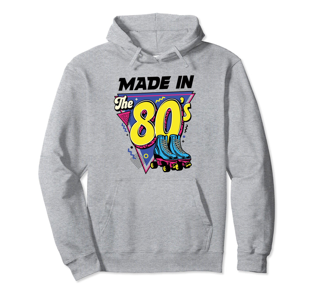 Made 80S Roller Skater Skate Shoes Hoodie - Trendy Graphic for Adults - T-Shirt, Sweatshirt, Hoodie