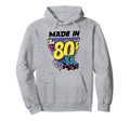 Made 80S Roller Skater Skate Shoes Hoodie - Trendy Graphic for Adults - T-Shirt, Sweatshirt, Hoodie