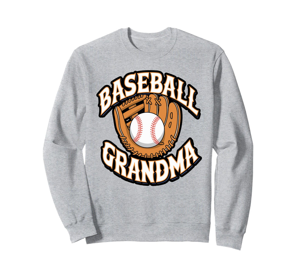 Proud Baseball Grandma Heart Sweatshirt - Streetwear Style Men Women - T-Shirt, Sweatshirt, Hoodie