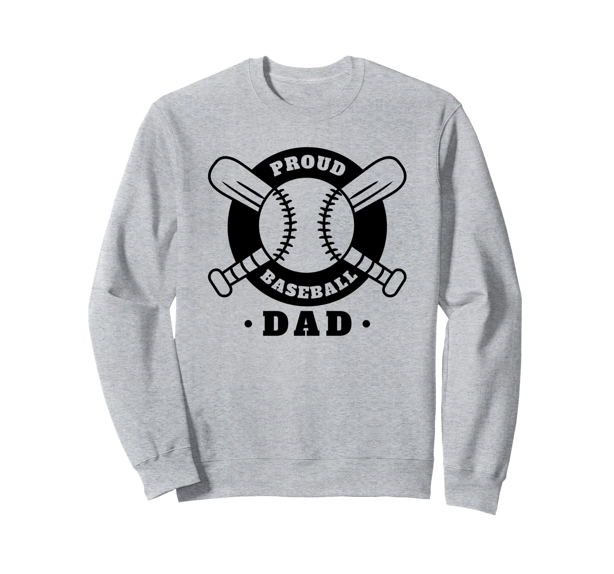 Baseball Dad Funny Proud Baseball Sweatshirt - Custom Art Print Men Women - T-Shirt, Sweatshirt, Hoodie
