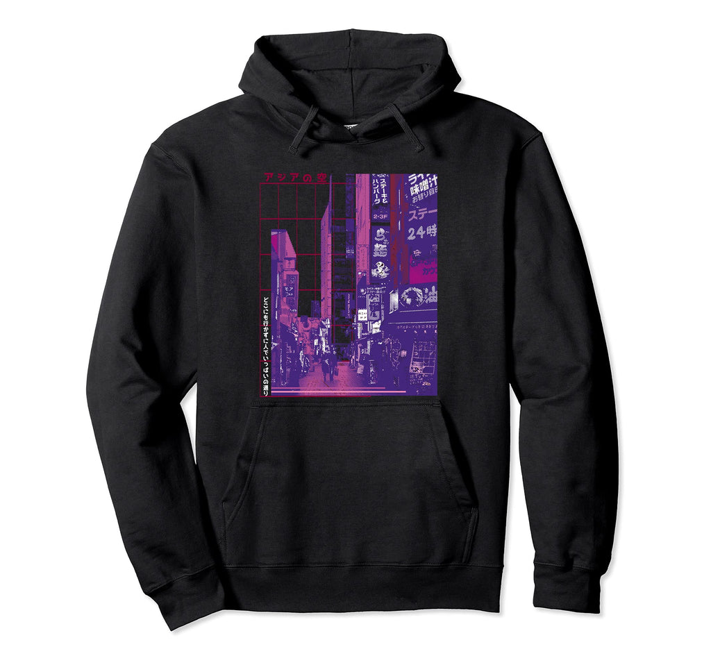 90S Lofi Tokyo Japanese City Hoodie - Streetwear Style for Adults - T-Shirt, Sweatshirt, Hoodie